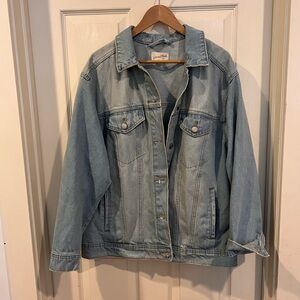 Universal Thread Light Blue Oversized Denim Jacket